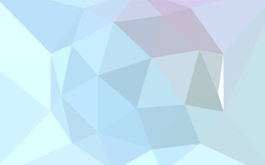 Hafif mavi vektör üçgen mozaik kapak. Gradyan ile poligonal soyut resim. Marka kitap için yeni şablon.