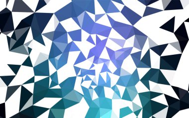 Koyu pembe, mavi düşük poli düzen vektör. Geometrik şekil gradyan ile Origami tarzında. Afiş için tamamen yeni şablon.