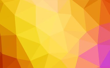 Işık çok renkli vektör poligonal model. Üçgenler ile renkli resimde parlayan. İşiniz için yeni tasarım.