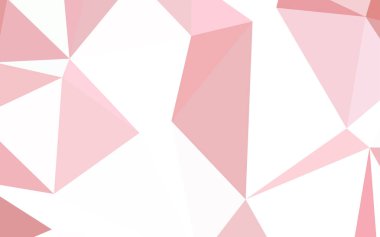 Işık kırmızı vektör üçgen mozaik şablonu. Üçgenler ile renkli resimde parlayan. Senin arka plan için dokulu deseni.