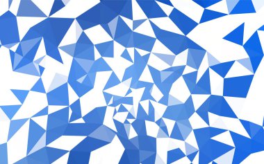 Hafif mavi vektör soyut mozaik zemin. Geometrik şekil gradyan ile Origami tarzında. Web siteniz için yeni bir doku.