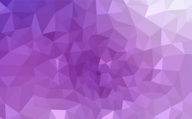 Hafif mor vektör poligonal model. Renkli resimde gradyan ile poligonal tarzı. Desen için bir marka kitabın zemin.