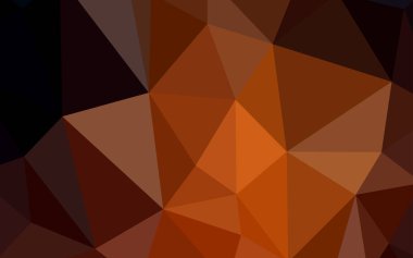 Koyu kırmızı vektör poligonal şablonu. Geometrik şekil gradyan ile Origami tarzında. İşiniz için en iyi üçgen tasarım.