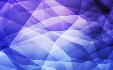 Açık Pembe, mavi vektör üçgen arkaplan. Yarım ton şeklinde, üçgenli yaratıcı illüstrasyon. Cep telefonunun arka planının şablonu.