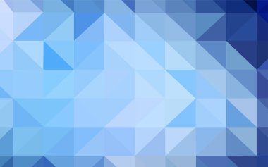 Koyu mavi vektör zemin Çokgen. Gradyan ile zarif parlak poligonal illüstrasyon. İşiniz için yeni tasarım.