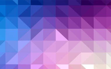 Pembe ışık, vektör degrade üçgenler desen sarı. Üçgenler ile renkli soyut resimde. Web siteniz için köşeli tasarım.