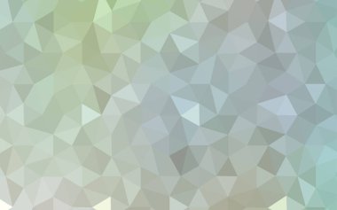 Üçgen düzen parlayan ışık yeşil vektör. Poligonal illüstrasyon parlayan, hangi üçgen oluşur. Tamamen yeni bir tasarım sizin broşürü.