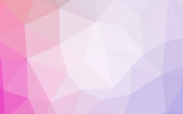 Modèle Triangles Dégradé Vectoriel Rose Clair Illustration Géométrique Créative Style — Image vectorielle