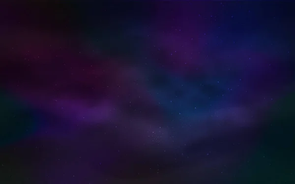 Dunkelblaue Vektorstruktur Mit Milchstraßensternen Leuchtende Farbige Illustration Mit Hellen Astronomischen — Stockvektor