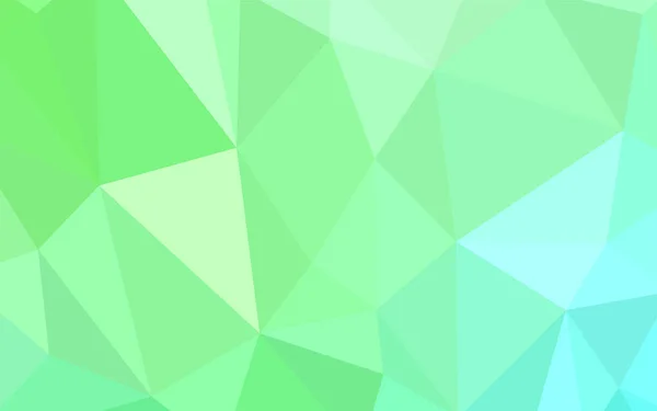 光緑ベクトル抽象モザイクの背景 グラデーションで多角形のスタイルでカラフルなイラストです 携帯電話の背景のテンプレート — ストックベクタ