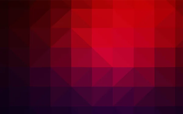 Bleu Foncé Motif Triangles Gradient Vectoriel Rouge Illustration Colorée Dans — Image vectorielle