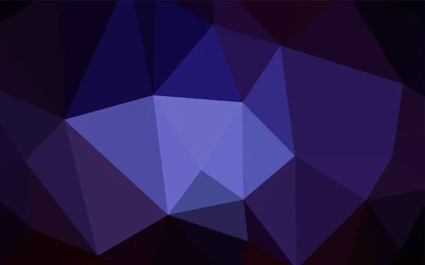 Licht Lila Vektor Leuchtenden Dreieckigen Hintergrund Kreative Geometrische Illustration Origami — Stockvektor