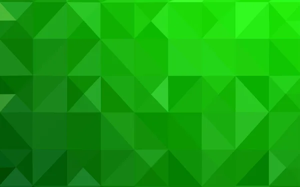 Světle Zelené Vektor Vzorek Přechodu Trojúhelníky Vzorek Polygonální Tvary Nová — Stockový vektor