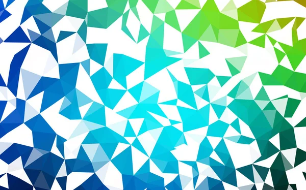 Синий Зеленый Векторный Треугольник Треугольный Геометрический Образец Градиентом Совершенно Новый — стоковый вектор