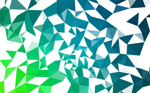 Світло Блакитний Зелений Векторний Градієнтний Трикутник Трикутна Геометрична Вибірка Градієнтом — стоковий вектор