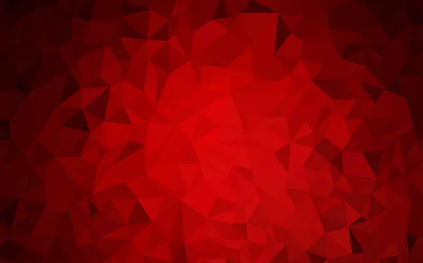 Dark Red Vector Shining Triangular Layout Triangular Geometric Sample Gradient — Stock Vector
