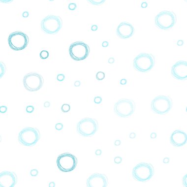 Açık mavi, yeşil vektör disklerle sorunsuz doku. Bulanık daireler doğa tarzı ile güzel renkli resimde. Desen-ebilmek var olmak kullanılmış için reklam, broşür.