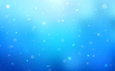 Noel kar taneleri ile ışık mavi vektör desen. Parlayan illüstrasyon kar Noel tarzı ile renkli. Desen-ebilmek var olmak kullanılmış için yeni yıl reklam, kitapçıklar.