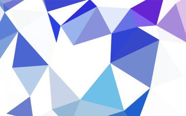 Hafif mavi vektör üçgen mozaik kapak. Poligonal illüstrasyon parlayan, hangi üçgen oluşur. Senin arka plan için dokulu deseni.