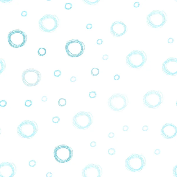 Bleu Clair Texture Transparente Vectorielle Verte Avec Disques Belle Illustration — Image vectorielle