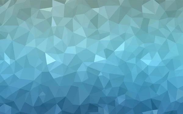 Luz Azul Vector Triángulo Textura Del Mosaico Ilustración Geométrica Estilo — Vector de stock