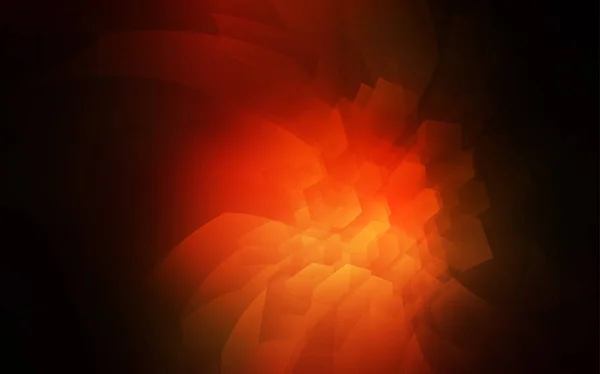 Donker Rode Vector Patroon Met Kleurrijke Zeshoeken Ontwerpen Abstracte Stijl — Stockvector
