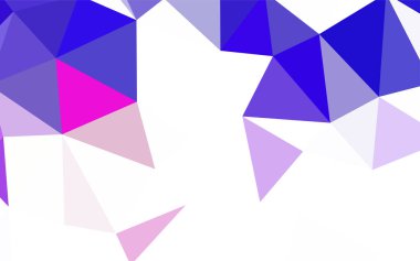 Açık BLUE vektörü soyut çokgen arkaplan. Gradyanı olan zarif parlak çokgen çizimi. Bir markanın arkaplanı için desen.