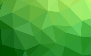 Koyu mavi parlayan üçgen kapak vektör. Renkli resimde gradyan ile poligonal tarzı. İşiniz için en iyi üçgen tasarım.