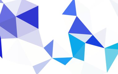 Açık mavi, vektör Çokgen zemin yeşil. Renkli resimde gradyan ile poligonal tarzı. Desen için bir marka kitabın zemin.