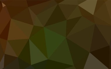 Koyu mavi parlayan üçgen kapak vektör. Üçgenler ile renkli resimde parlayan. Tasarımınız için üçgen desen.