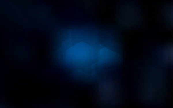Темно Синий Вектор Искушает Шестиугольном Стиле Иллюстрация Цветных Шестиугольников Белой — стоковый вектор