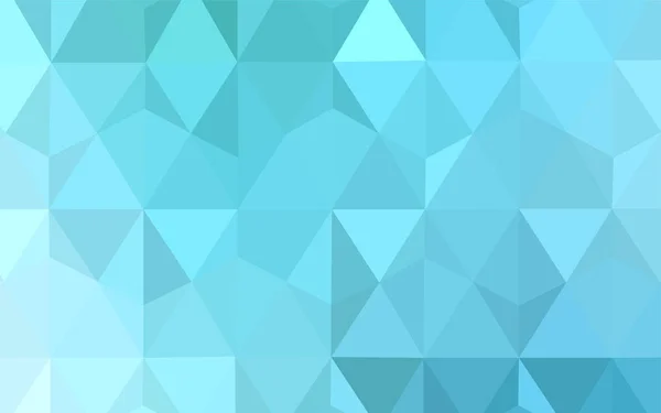 Light Blue Green Vector Polygonal Background Elegant Bright Polygonal Illustration — Stock Vector