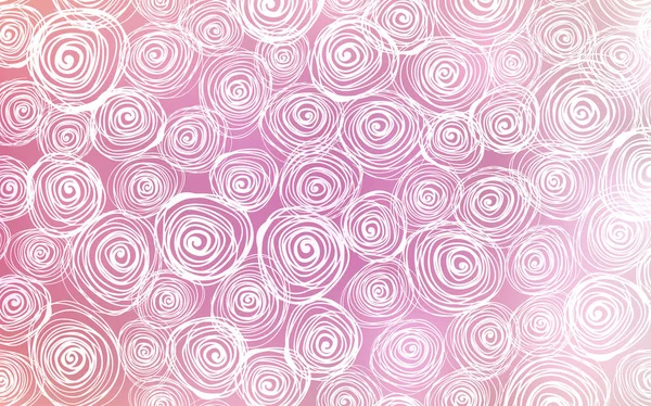 Modèle Abstrait Gribouillis Vectoriel Rose Clair Une Élégante Illustration Lumineuse — Image vectorielle