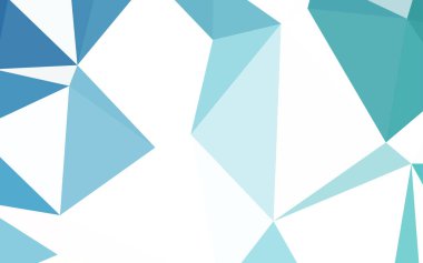 Üçgen zemin parlayan ışık mavi vektör. Poligonal illüstrasyon parlayan, hangi üçgen oluşur. Desen için bir marka kitabın zemin.