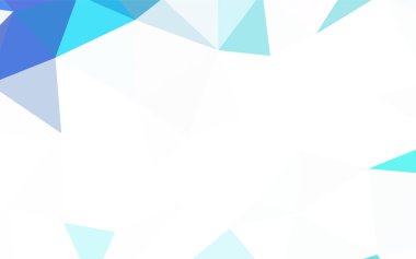 Açık mavi, sarı vektör soyut mozaik arka plan. Gradyan ile Origami tarzında yaratıcı geometrik şekil. Tasarımınız için üçgen desen.