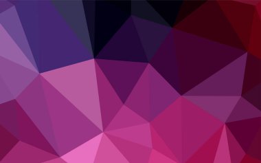 Koyu pembe vektör soyut mozaik zemin. Üçgenler ile modern soyut resim. Web siteniz için yeni bir doku.