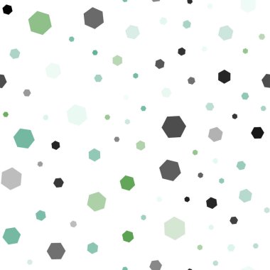 Açık mavi, yeşil vektör sorunsuz dokulu renkli altıgenler ve. İllüstrasyon renkli altıgenler dizi. Marka kitap için yeni şablon.