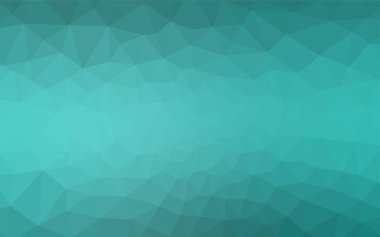 Işık yeşil vektör zemin Çokgen. Üçgenler ile modern soyut resim. Afiş için tamamen yeni şablon.