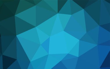 Hafif mavi vektör degrade üçgenler şablonu. Çokgen şekilleri ile bir örnek. Cep telefonu arka plan için şablon.