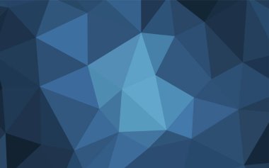 Hafif mavi vektör üçgen mozaik doku. Renkli resimde üçgenler ile soyut tarzda. Cep telefonu arka plan için şablon.