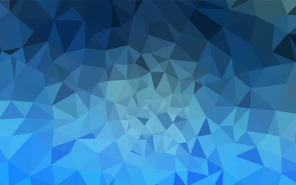 Luz Azul Vector Brillante Diseño Triangular Ilustración Colorida Estilo Abstracto — Vector de stock