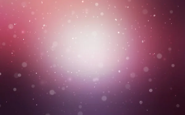 Fond Vectoriel Violet Foncé Rose Avec Flocons Neige Noël Illustration — Image vectorielle