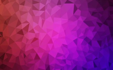 Hafif pembe, kırmızı vektör üçgen mozaik doku. Tamamen yeni bir renk illüstrasyon poligonal bir tarzda. Marka kitap için yeni şablon.