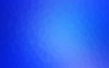 Hafif mavi vektör soyut poligonal model. Tamamen yeni bir renk illüstrasyon poligonal bir tarzda. İş tasarımınız için yeni stil.