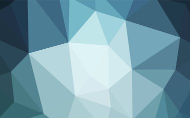 Hafif mavi vektör degrade üçgenler desen. Üçgenler ile renkli resimde parlayan. Desen için bir marka kitabın zemin.