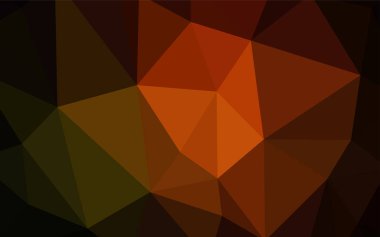 Koyu kırmızı vektör çokgen desen. Zarif üçgenleri olan soyut çizimler. Dizaynınız için üçgen desen.