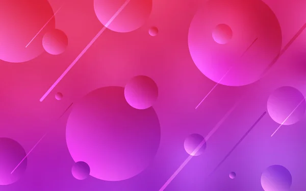 Violet Clair Mise Page Vectorielle Rose Avec Des Formes Cercle — Image vectorielle