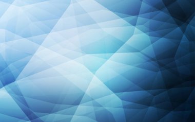 Hafif mavi vektör soyut mozaik zemin. Tamamen yeni bir renk illüstrasyon poligonal bir tarzda. İş tasarımınız için yeni stil.