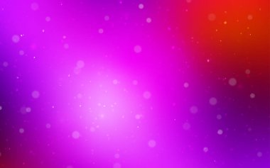 Hafif pembe, kırmızı vektör kapak güzel kar taneleri ile. Bulanık dekoratif tasarım kar ile xmas tarzında. Şablonun yeni yıl arka plan olarak kullanılabilir.