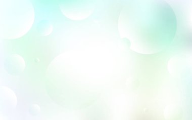 Işık yeşil vektör şablon daireler ile. Bulanık daireler doğa tarzı ile güzel renkli resimde. Reklam, poster, afiş, Web sitenizin için yeni tasarım.